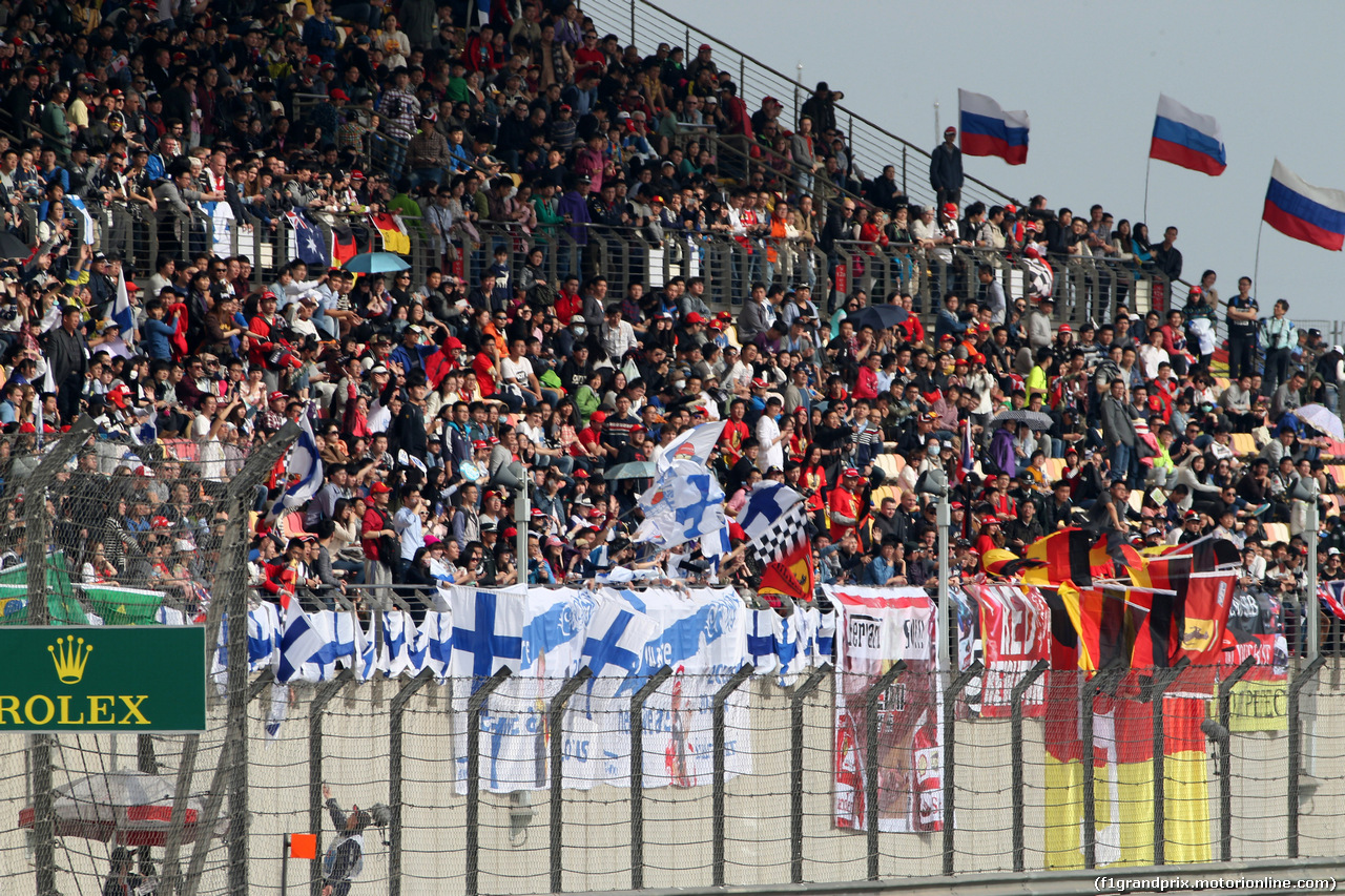 GP CINA, 11.04.2015 - Qualifiche, Fans