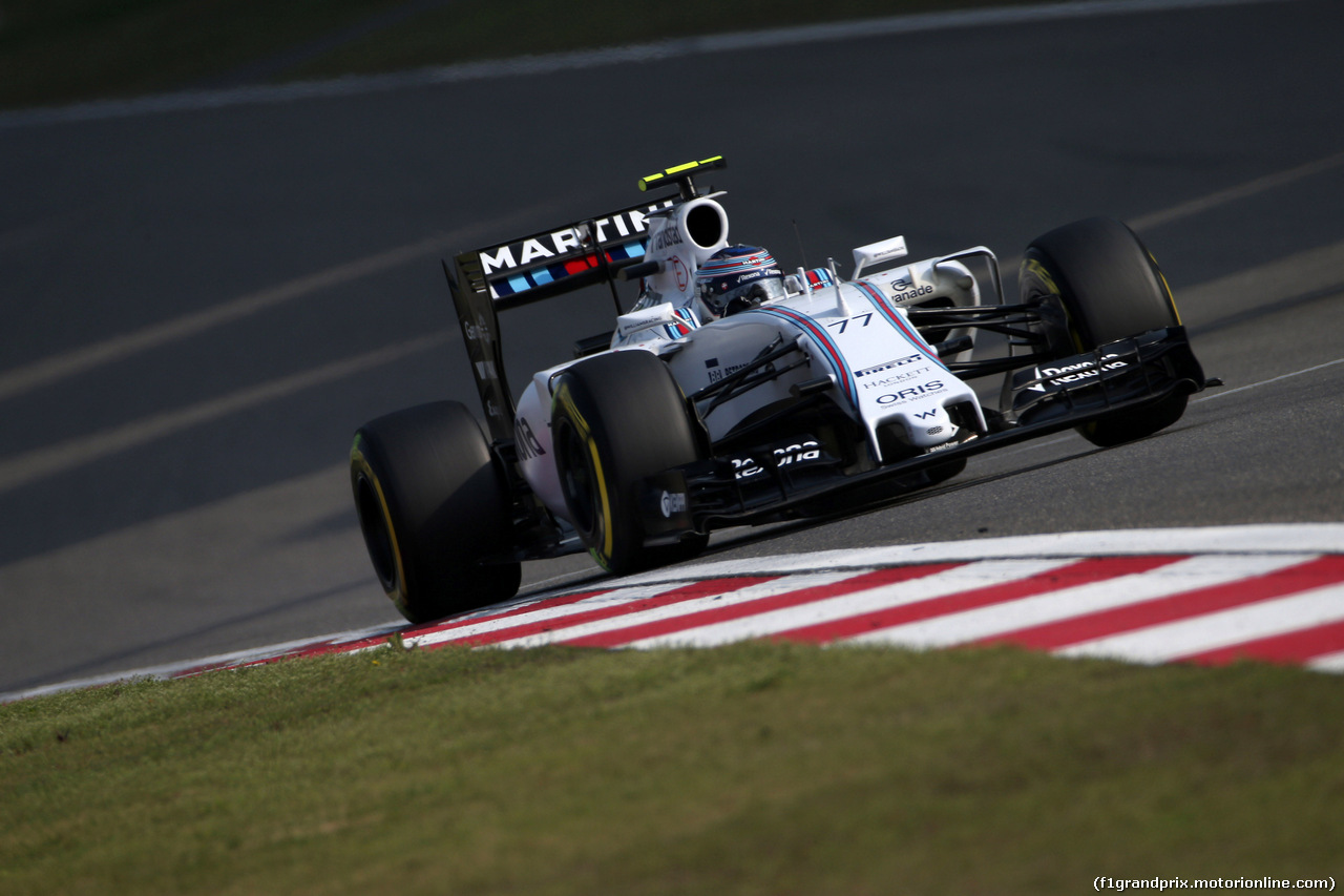 GP CINA, 11.04.2015 - Qualifiche, Valtteri Bottas (FIN) Williams F1 Team FW37