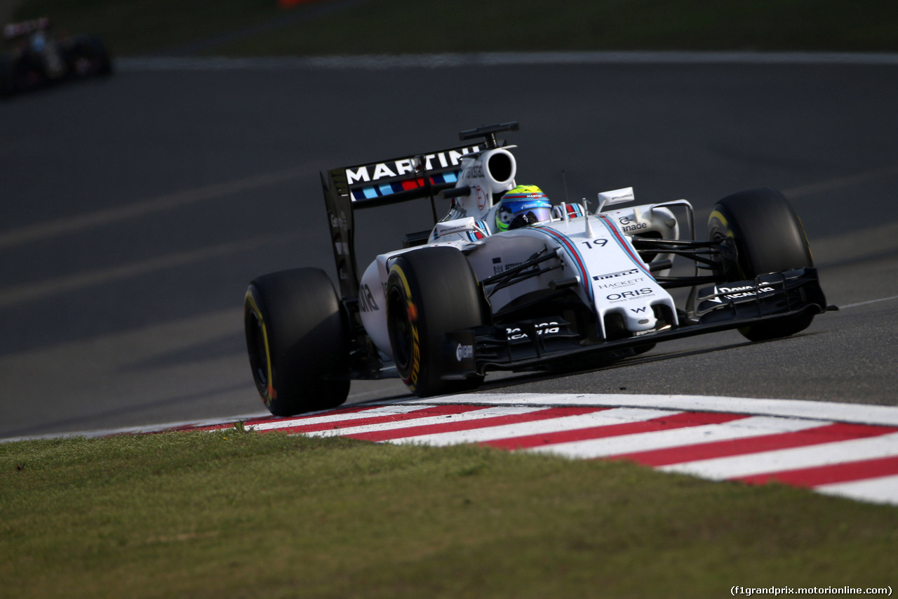 GP CINA, 11.04.2015 - Qualifiche, Felipe Massa (BRA) Williams F1 Team FW37