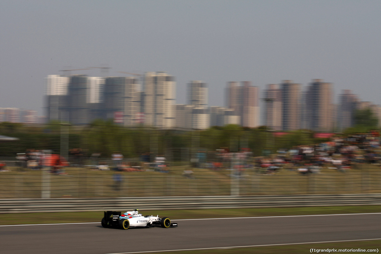 GP CINA, 11.04.2015 - Qualifiche, Valtteri Bottas (FIN) Williams F1 Team FW37