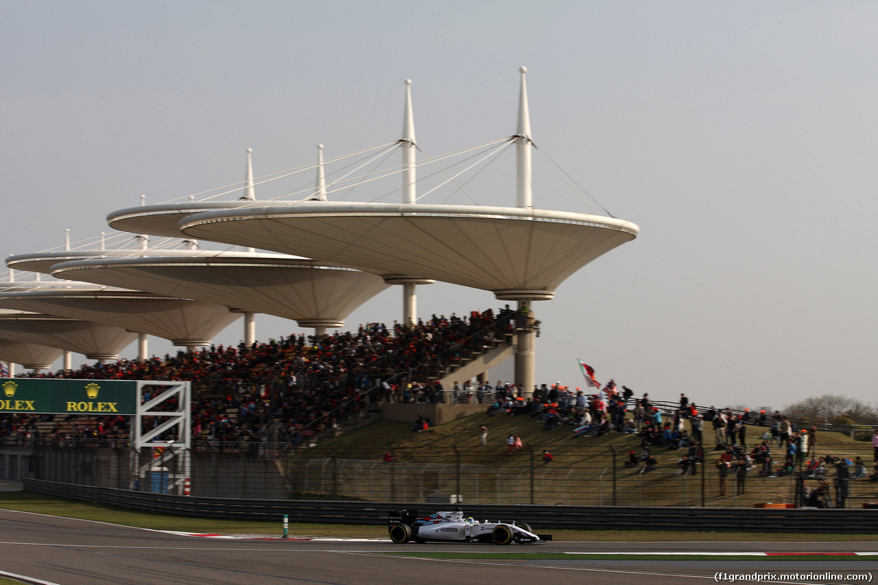GP CINA, 11.04.2015 - Qualifiche, Felipe Massa (BRA) Williams F1 Team FW37