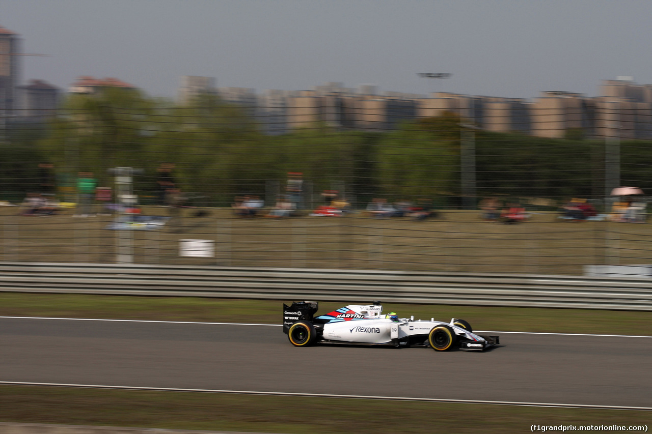 GP CINA, 11.04.2015 - Qualifiche, Felipe Massa (BRA) Williams F1 Team FW37