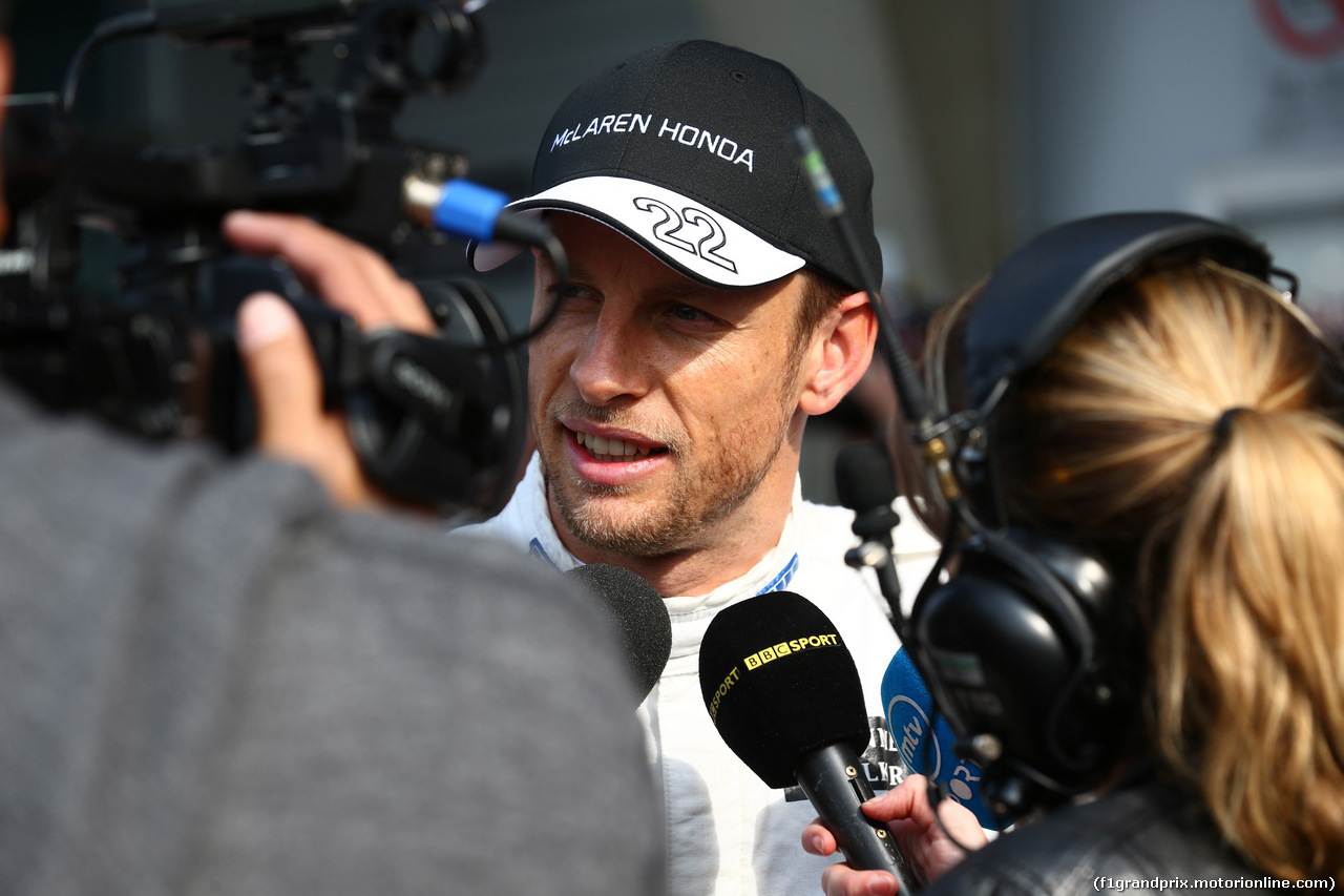 GP CINA, 11.04.2015 - Qualifiche, Jenson Button (GBR)  McLaren Honda MP4-30.