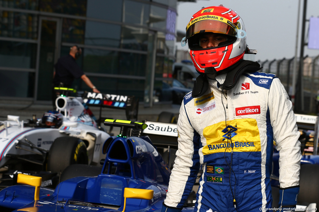 GP CINA, 11.04.2015 - Qualifiche, Felipe Nasr (BRA) Sauber C34