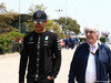 GP CINA, 11.04.2015 - Lewis Hamilton (GBR) Mercedes AMG F1 W06 e Bernie Ecclestone (GBR), President e CEO of FOM