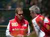 GP CINA, 11.04.2015 - Free Practice 3, Sebastian Vettel (GER) Ferrari SF15-T e Maurizio Arrivabene (ITA) Ferrari Team Principal