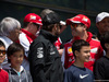 GP CINA, 11.04.2015 - Free Practice 3, Bernie Ecclestone (GBR), President e CEO of FOM, Fernando Alonso (ESP) McLaren Honda MP4-30 e Sebastian Vettel (GER) Ferrari SF15-T