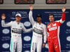 GP CINA, 11.04.2015 - Qualifiche, secondo Nico Rosberg (GER) Mercedes AMG F1 W06, Lewis Hamilton (GBR) Mercedes AMG F1 W06 pole position e terzo Sebastian Vettel (GER) Ferrari SF15-T