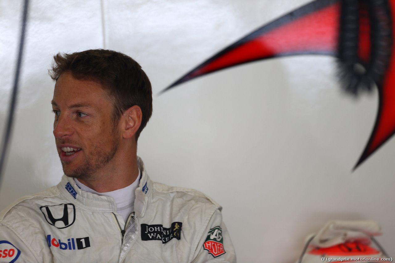 GP CINA, 10.04.2015 - Prove Libere 1, Jenson Button (GBR)  McLaren Honda MP4-30.