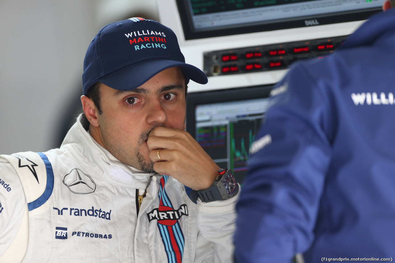 GP CINA, 10.04.2015 - Prove Libere 1, Felipe Massa (BRA) Williams F1 Team FW37