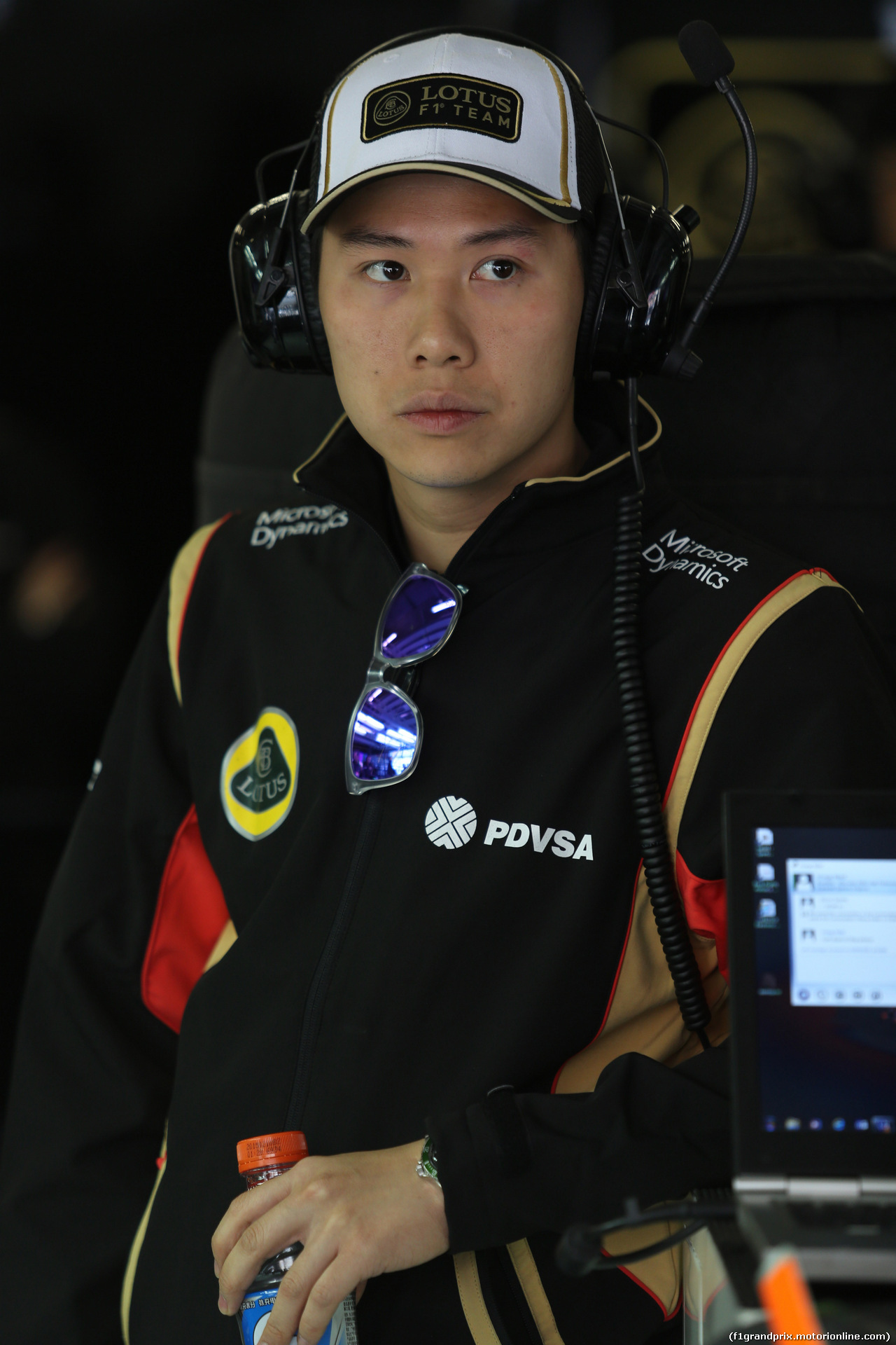 GP CINA, 10.04.2015 - Prove Libere 1, Adderly Fong (HKG) Test driver Lotus