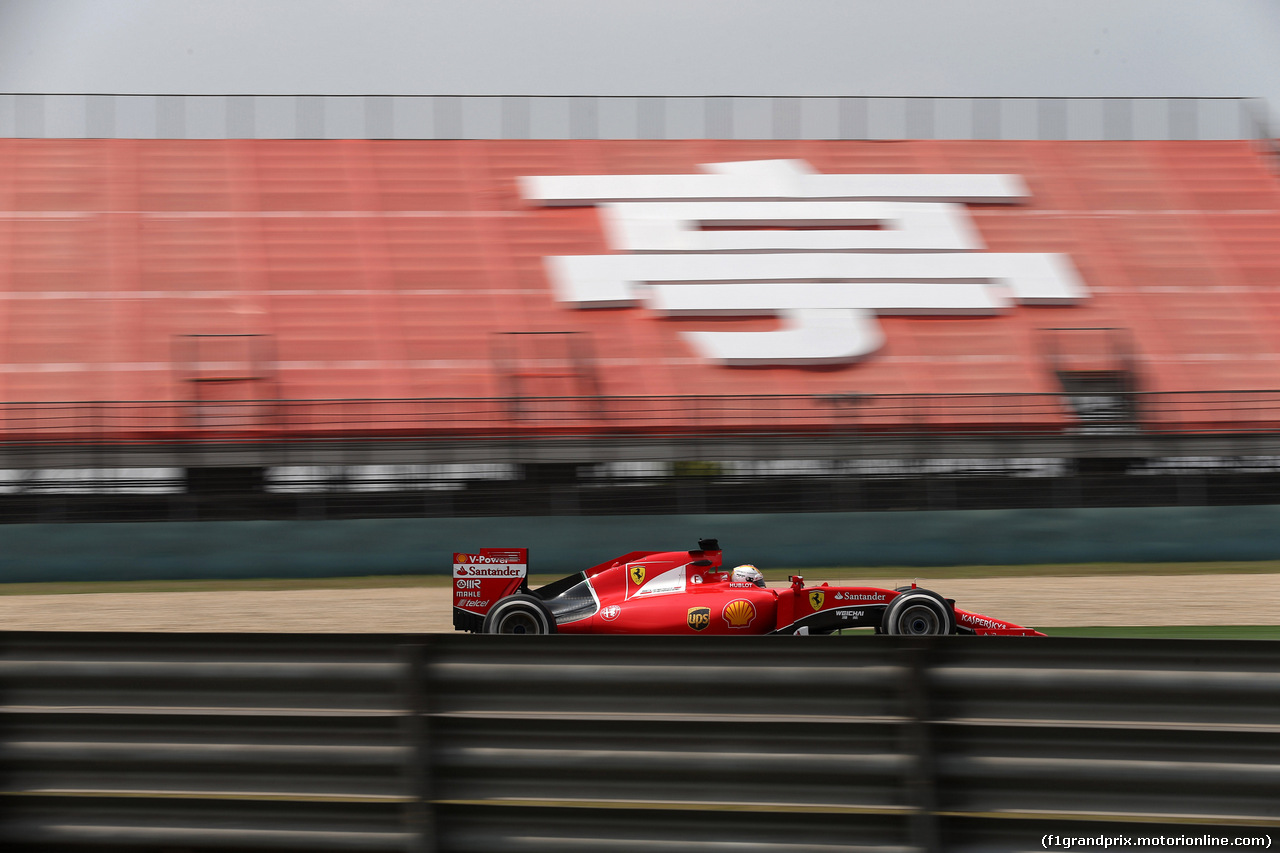 GP CINA, 10.04.2015 - Prove Libere 1, Sebastian Vettel (GER) Ferrari SF15-T