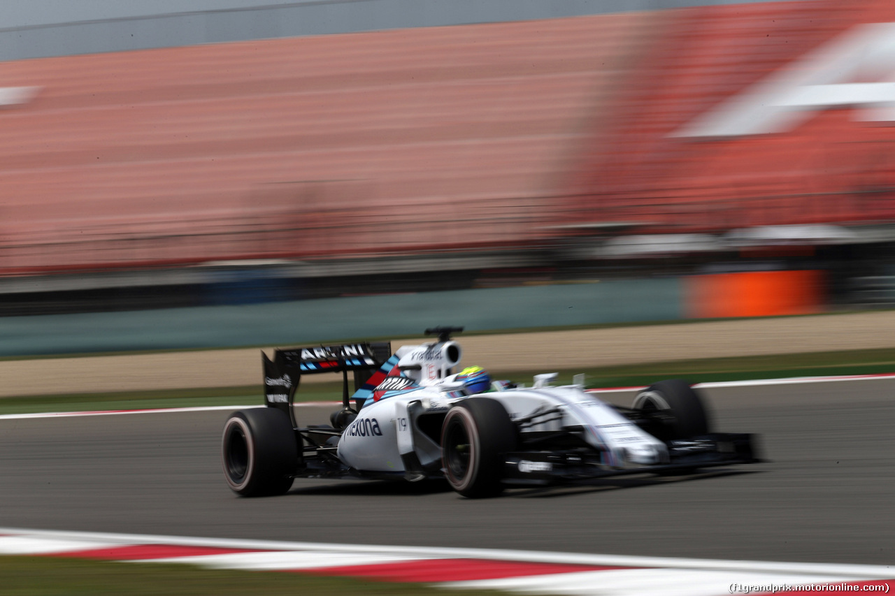 GP CINA, 10.04.2015 - Prove Libere 1, Felipe Massa (BRA) Williams F1 Team FW37