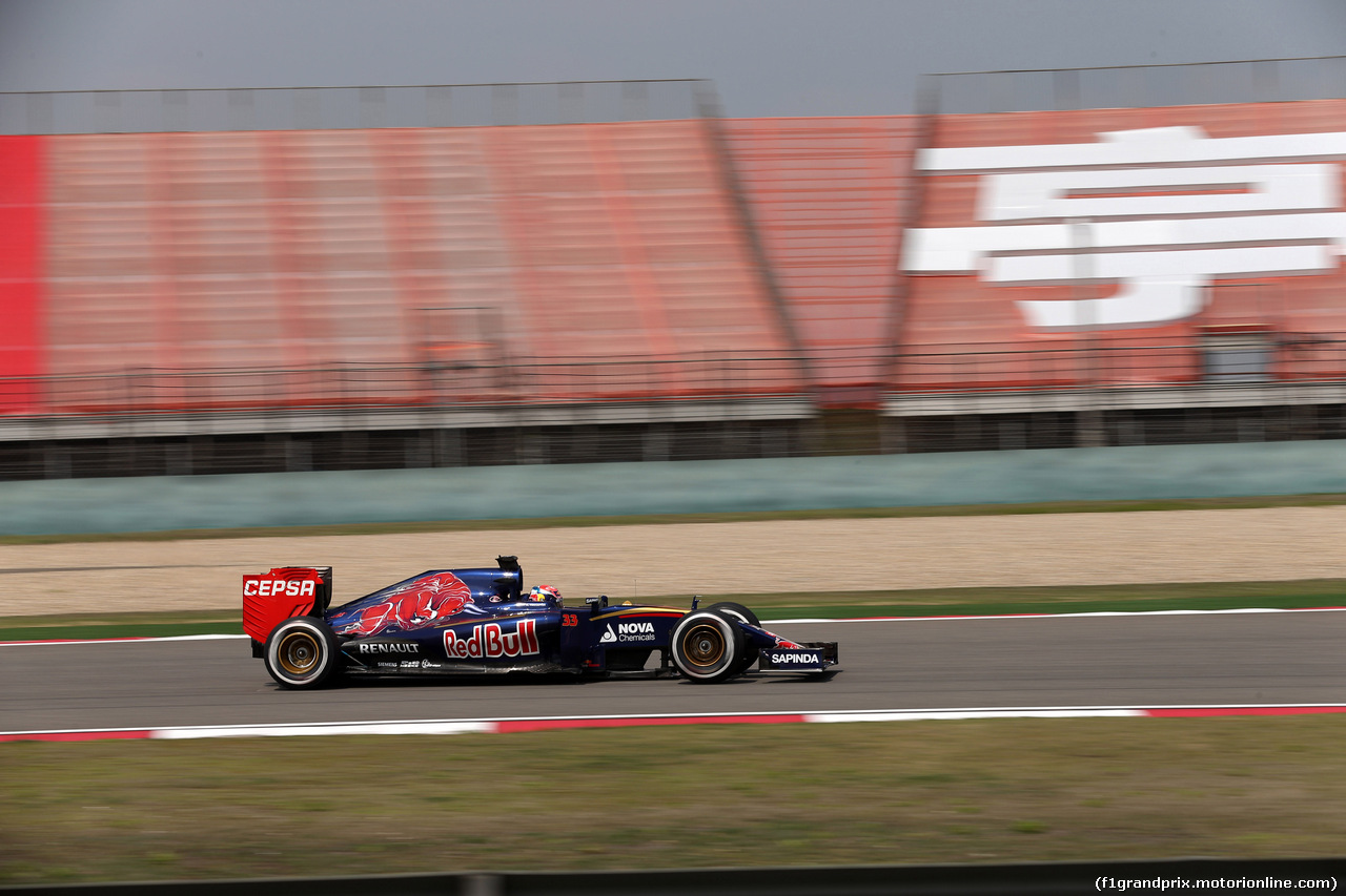 GP CINA, 10.04.2015 - Prove Libere 1, Max Verstappen (NED) Scuderia Toro Rosso STR10