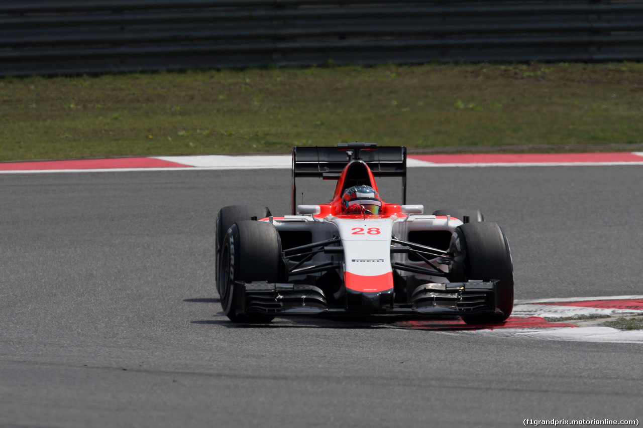 GP CINA, 10.04.2015 - Prove Libere 1, William Stevens (GBR) Manor Marussia F1 Team