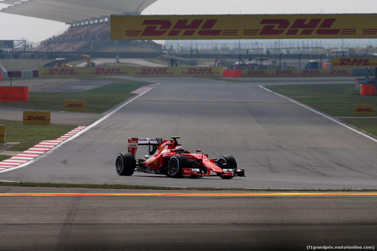 GP CINA, 10.04.2015 - Prove Libere 1, Kimi Raikkonen (FIN) Ferrari SF15-T