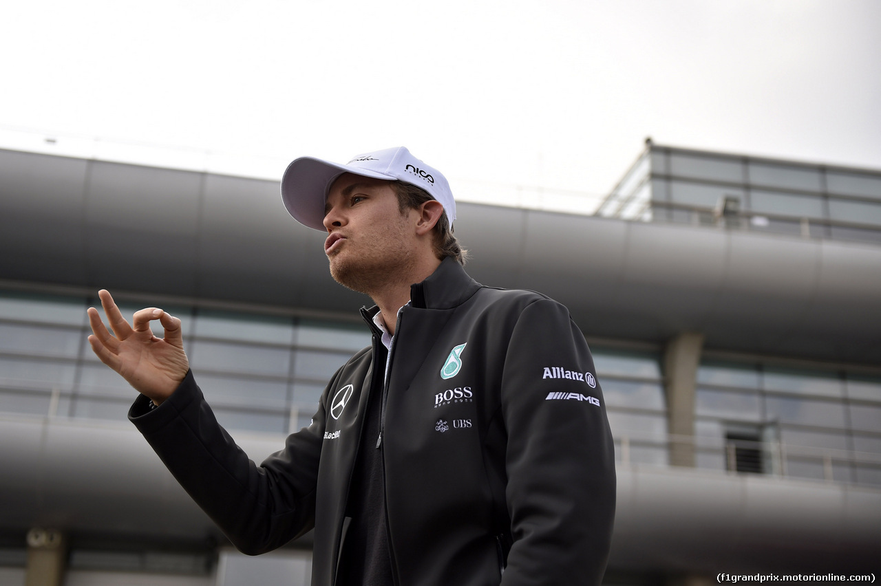 GP CINA, 10.04.2015 - Prove Libere 1, Nico Rosberg (GER) Mercedes AMG F1 W06