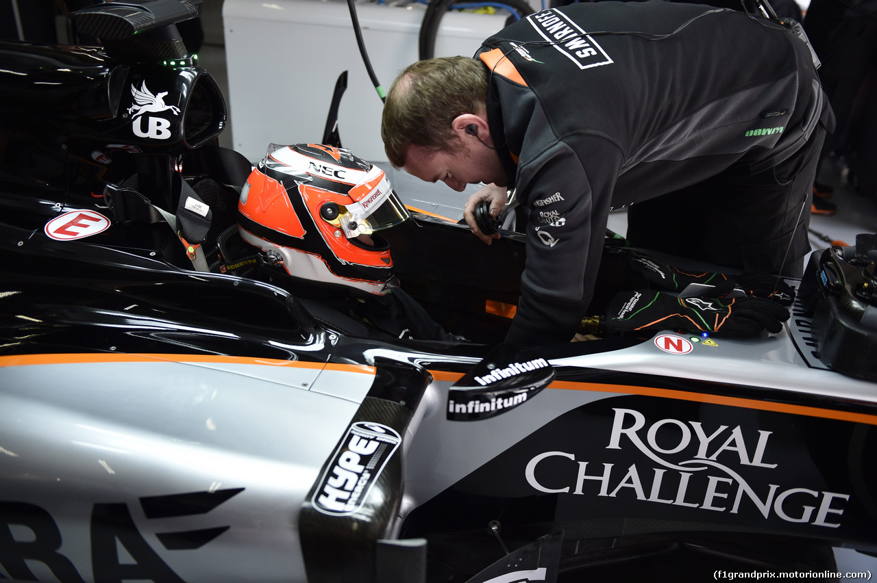 GP CINA, 10.04.2015 - Prove Libere 1, Nico Hulkenberg (GER) Sahara Force India F1 VJM08