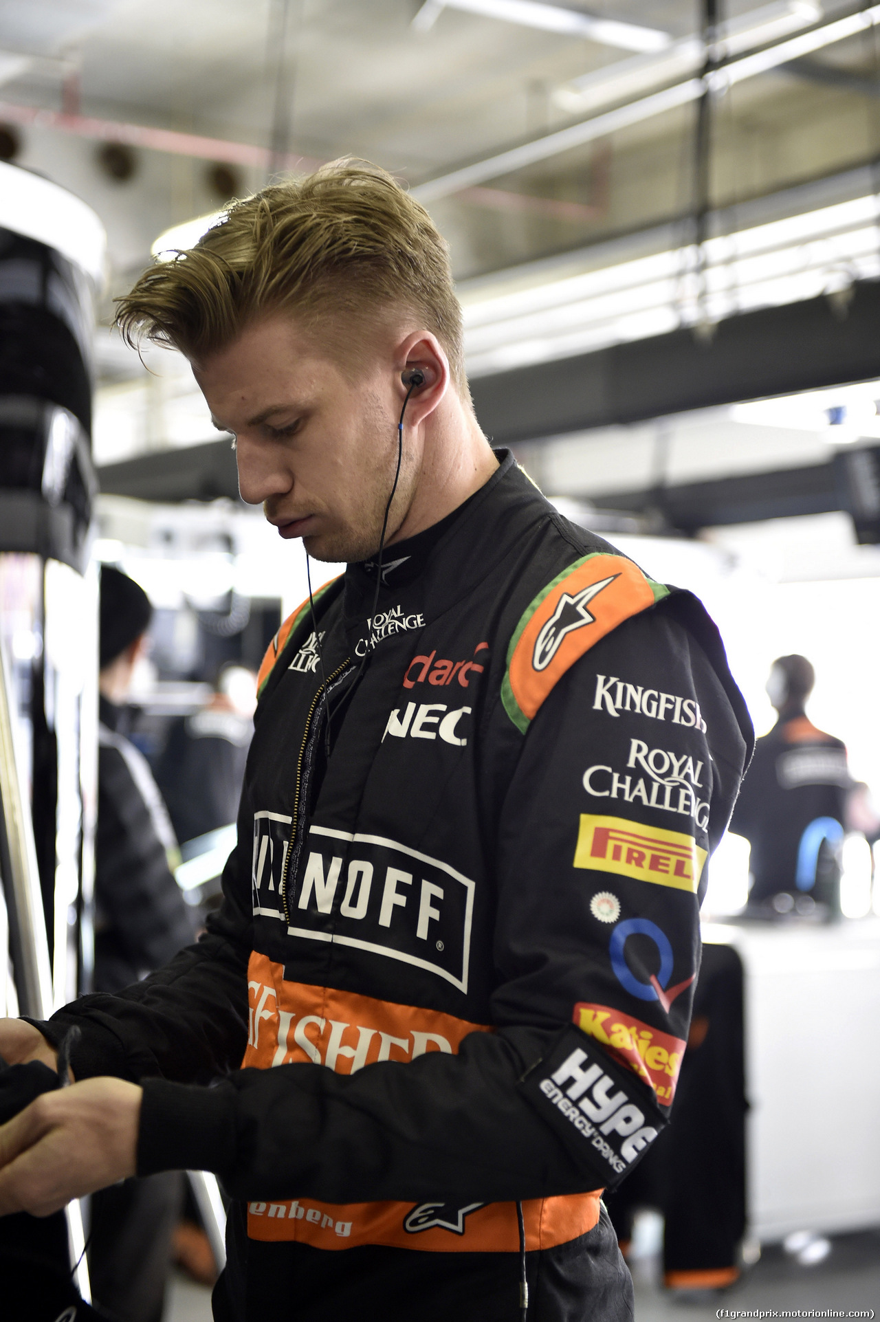 GP CINA, 10.04.2015 - Prove Libere 1, Nico Hulkenberg (GER) Sahara Force India F1 VJM08