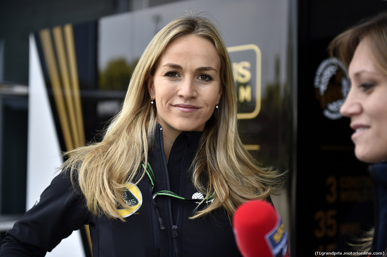GP CINA, 10.04.2015 - Prove Libere 1, Carmen Jordá (ESP) Test driver, Lotus Team