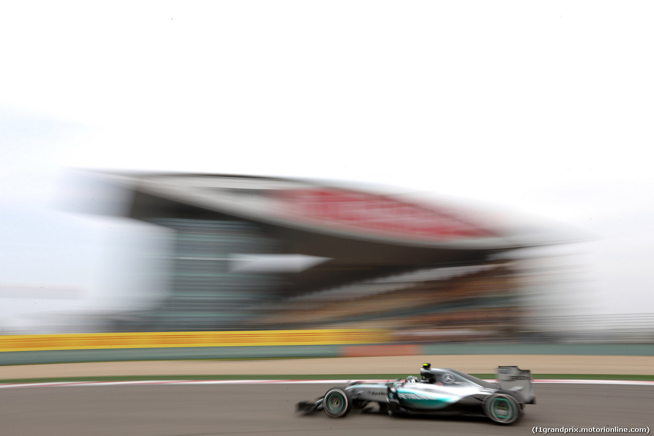 GP CINA, 10.04.2015 - Prove Libere 2, Nico Rosberg (GER) Mercedes AMG F1 W06