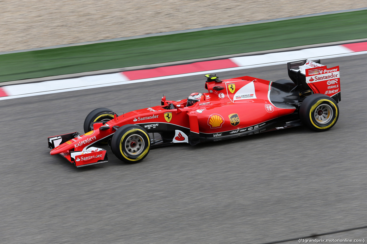 GP CINA, 10.04.2015 - Prove Libere 2, Kimi Raikkonen (FIN) Ferrari SF15-T