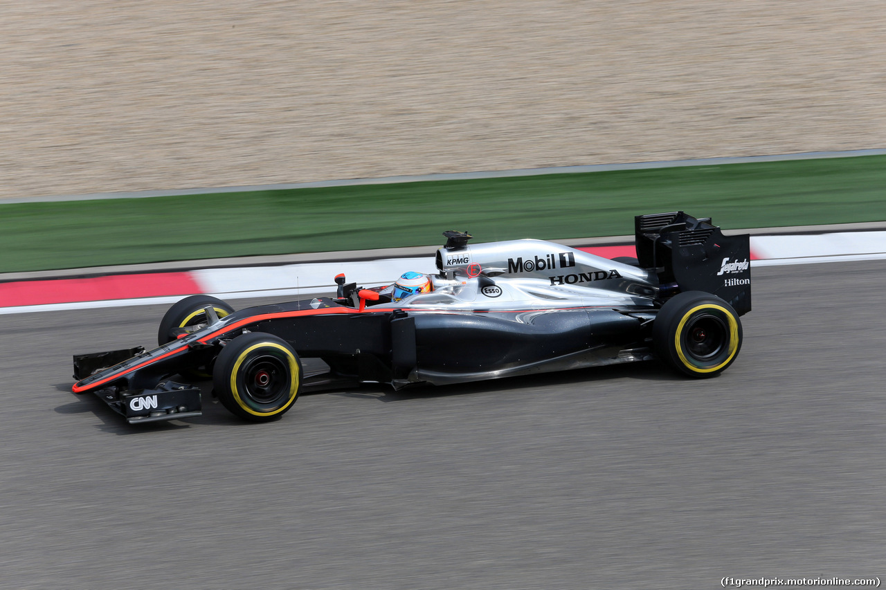 GP CINA, 10.04.2015 - Prove Libere 2, Fernando Alonso (ESP) McLaren Honda MP4-30