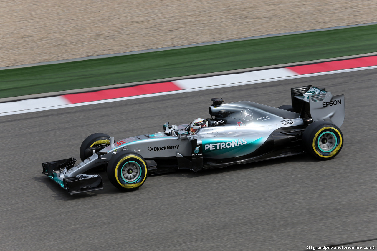 GP CINA, 10.04.2015 - Prove Libere 2, Lewis Hamilton (GBR) Mercedes AMG F1 W06