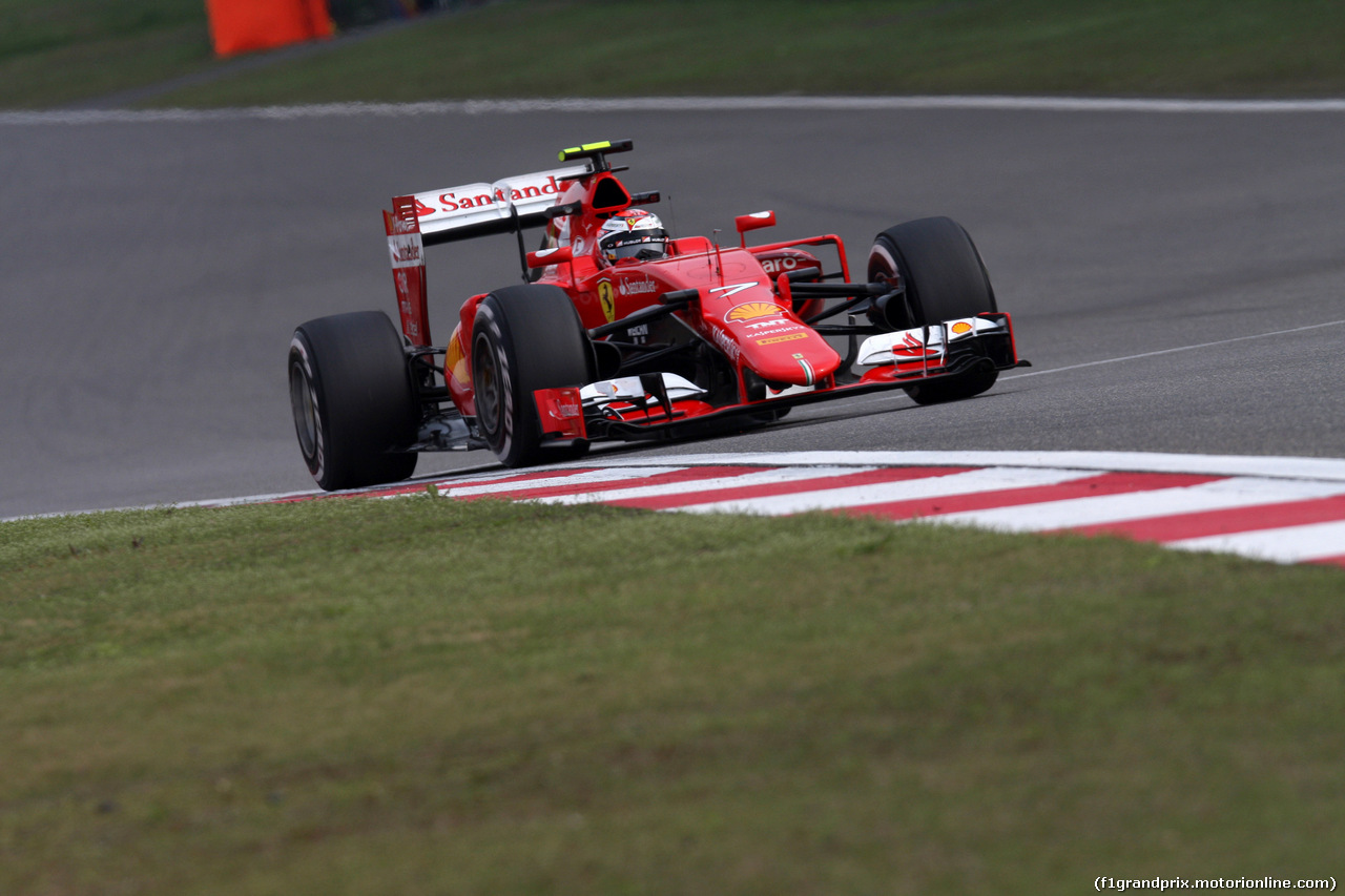 GP CINA, 10.04.2015 - Prove Libere 2, Kimi Raikkonen (FIN) Ferrari SF15-T