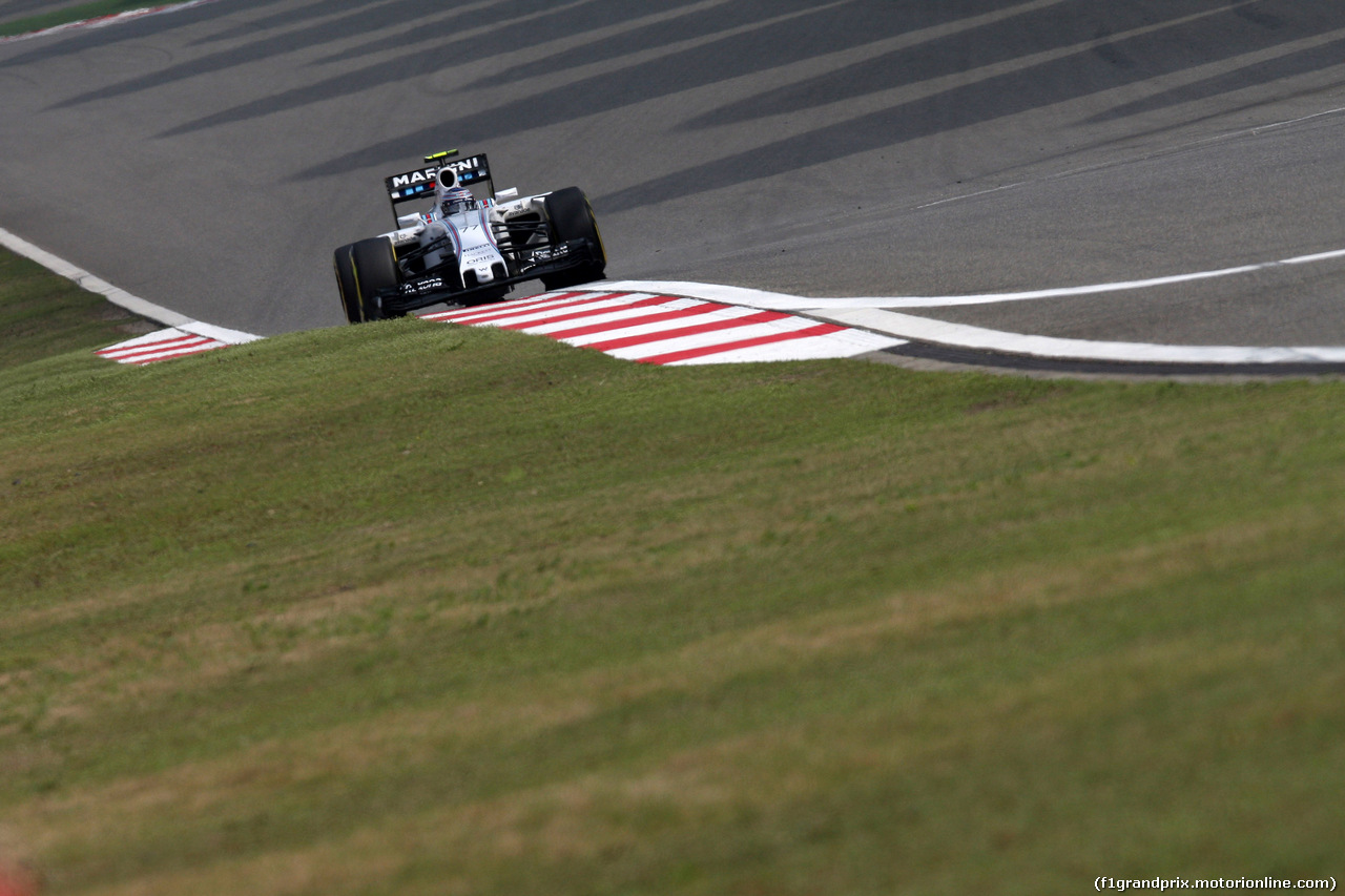 GP CINA, 10.04.2015 - Prove Libere 2, Valtteri Bottas (FIN) Williams F1 Team FW37