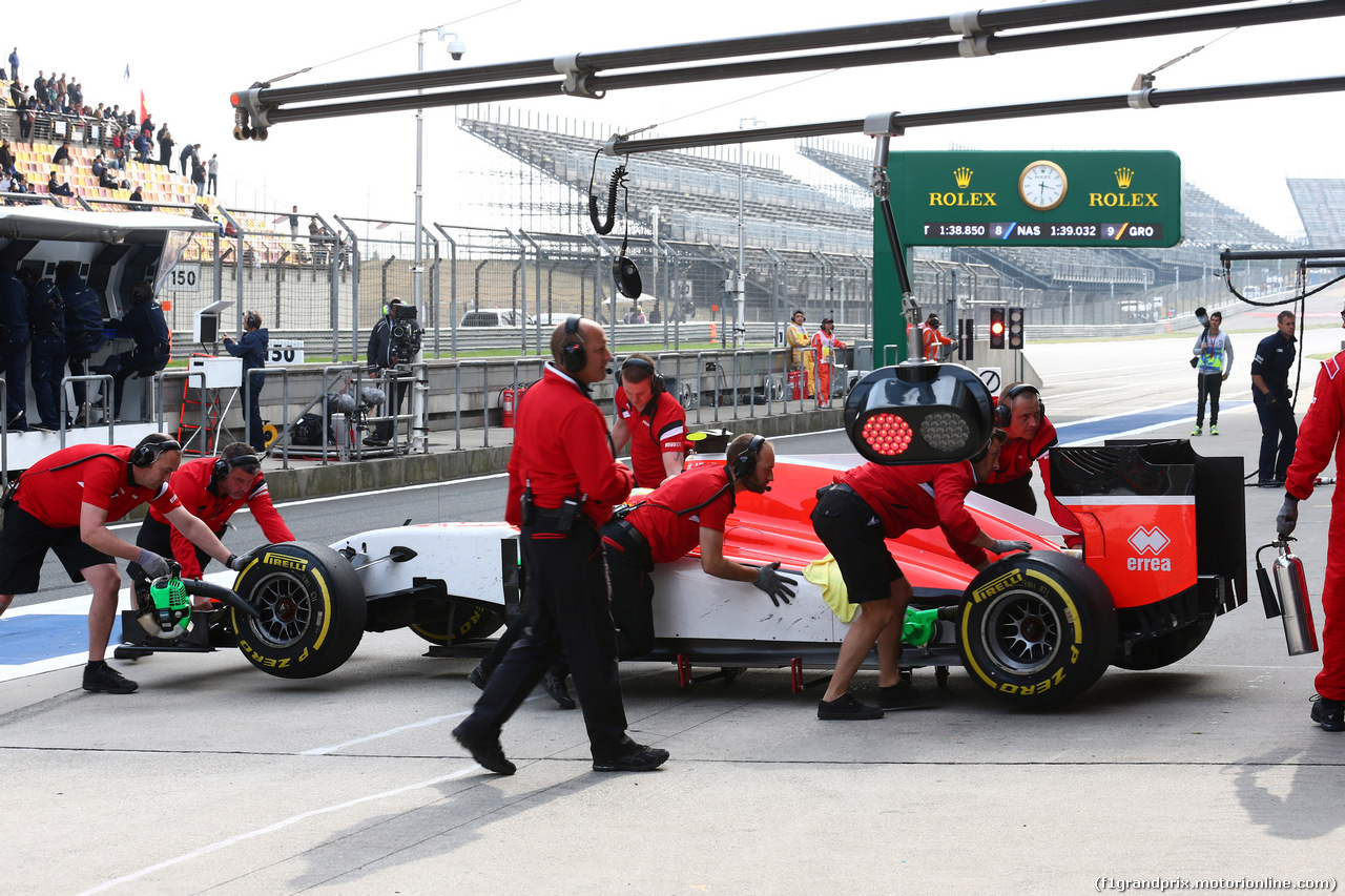 GP CINA, 10.04.2015 - Prove Libere 2, Roberto Merhi (ESP) Manor Marussia F1 Team