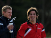 GP CINA, 10.04.2015 - Marcus Ericsson (SUE) Sauber C34 e Roberto Merhi (ESP) Manor Marussia F1 Team
