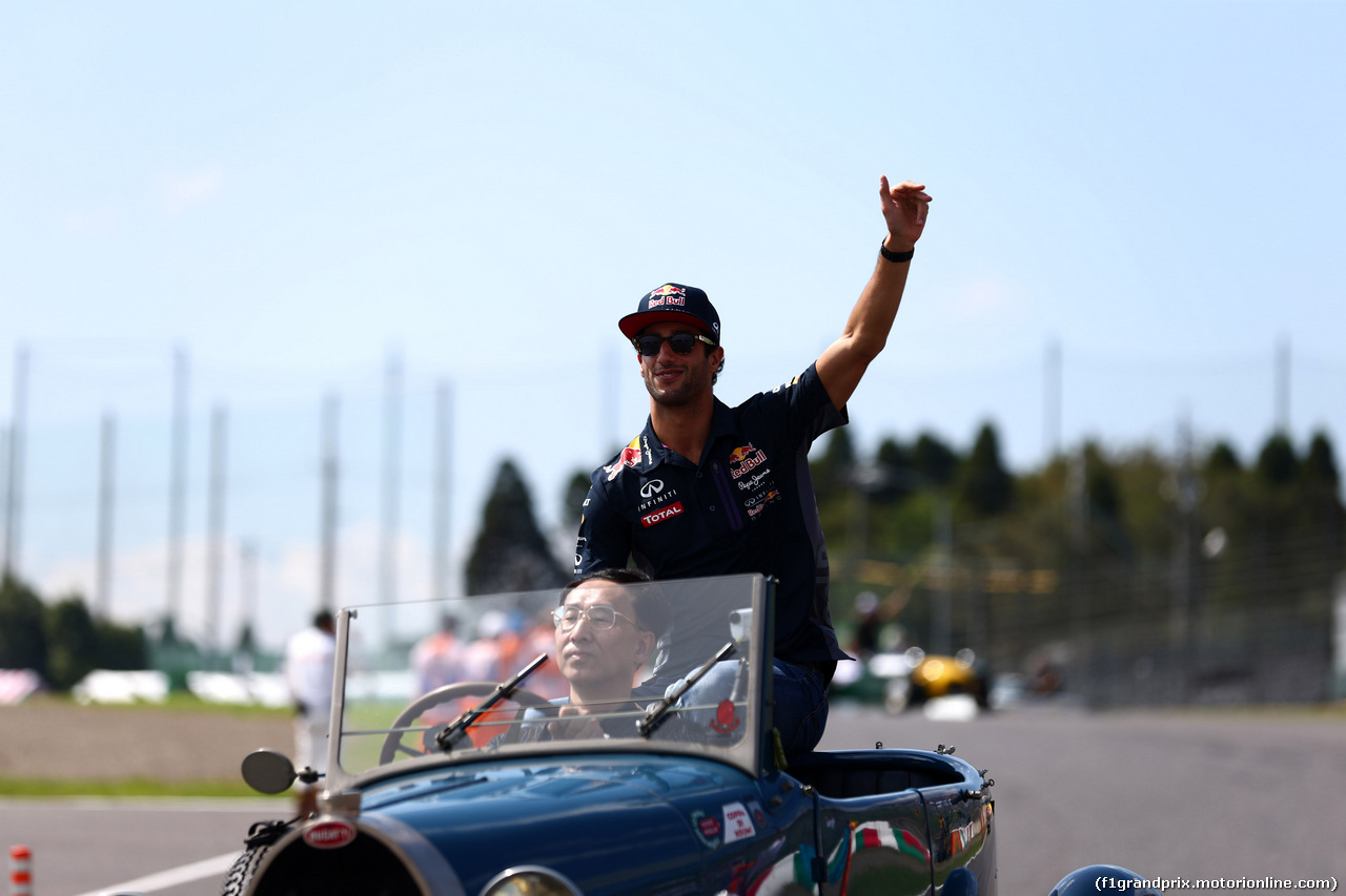 GP GIAPPONE, 27.09.2015 - Daniel Ricciardo (AUS) Red Bull Racing RB11