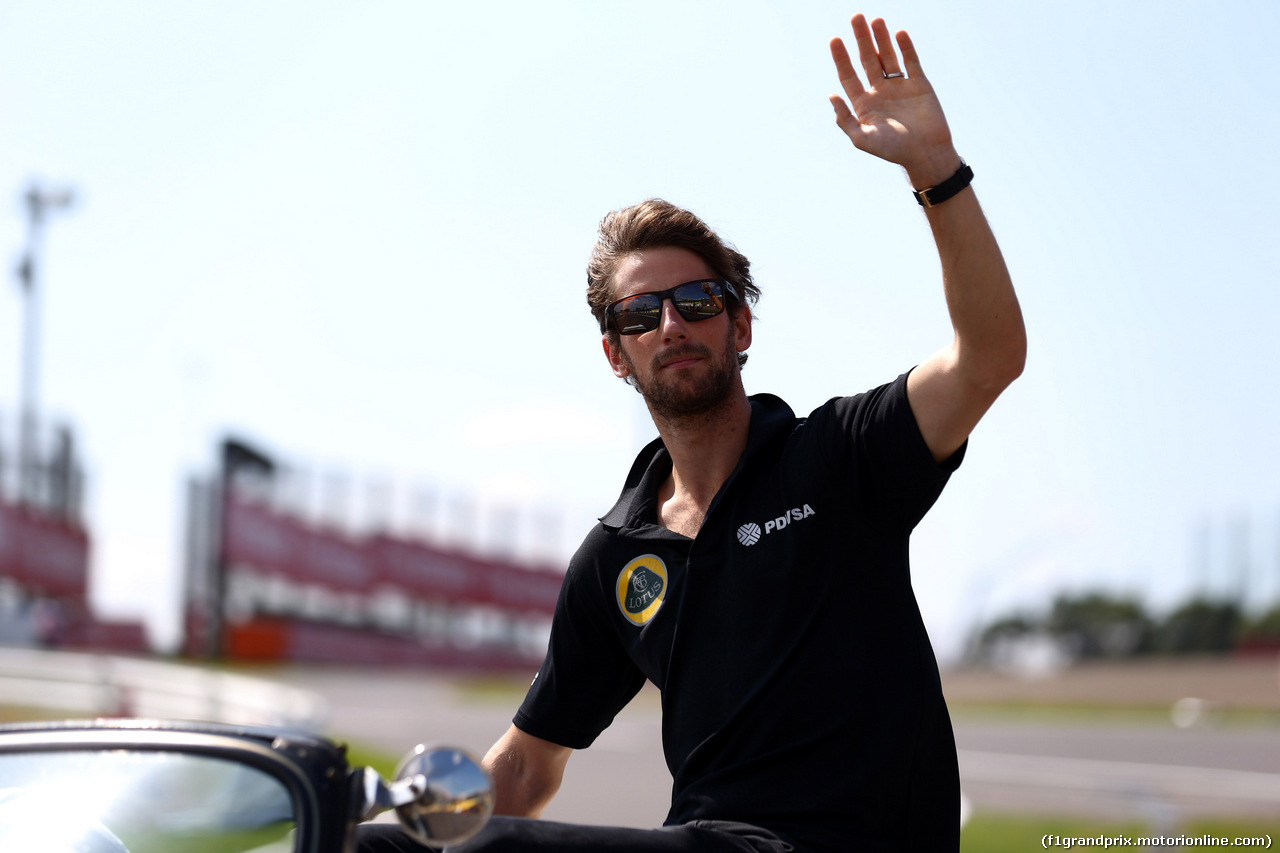 GP GIAPPONE, 27.09.2015 - Romain Grosjean (FRA) Lotus F1 Team E23