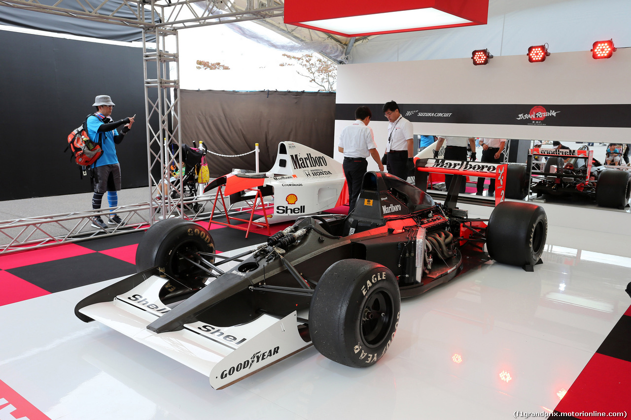 GP GIAPPONE, 27.09.2015 - F1 Historic exhibition