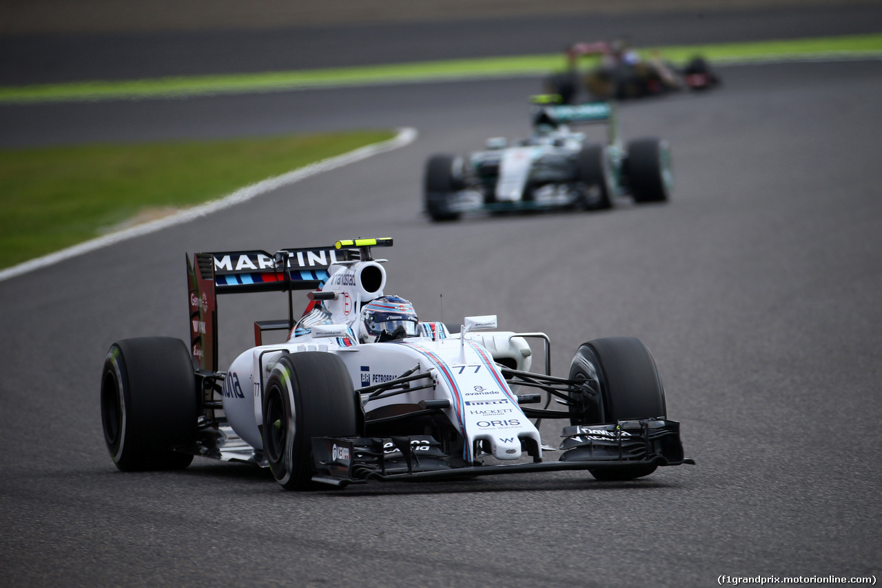 GP GIAPPONE, 27.09.2015 - Gara, Valtteri Bottas (FIN) Williams F1 Team FW37