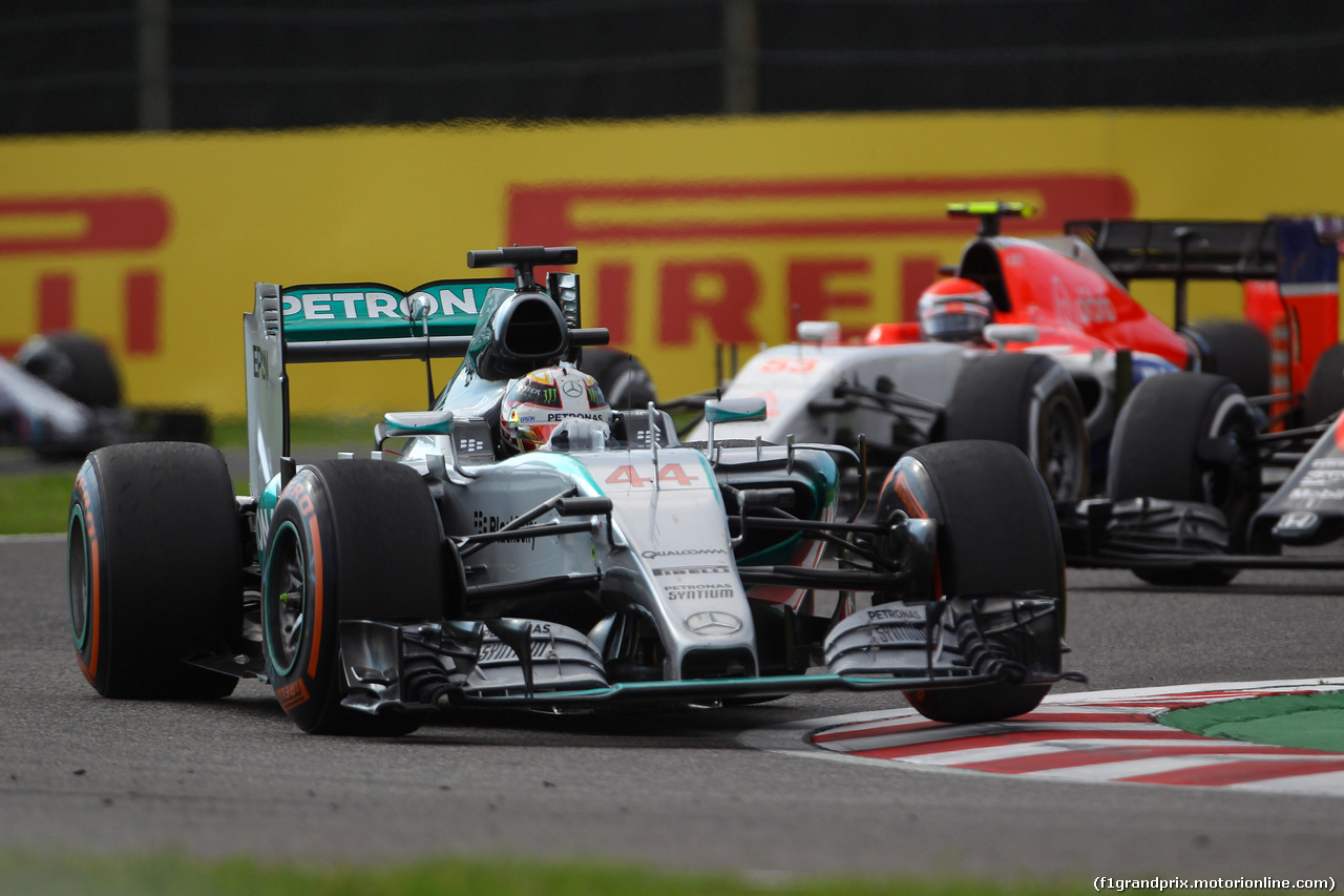 GP GIAPPONE, 27.09.2015 - Gara, Lewis Hamilton (GBR) Mercedes AMG F1 W06
