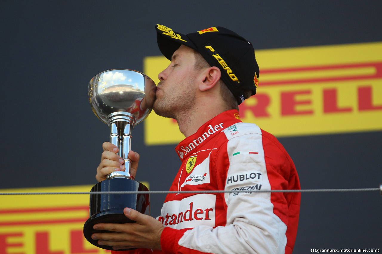 GP GIAPPONE, 27.09.2015 - Gara, terzo Sebastian Vettel (GER) Ferrari SF15-T
