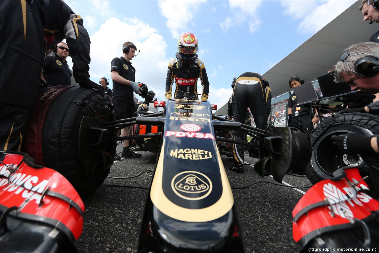 GP GIAPPONE, 27.09.2015 - Gara, Pastor Maldonado (VEN) Lotus F1 Team E23