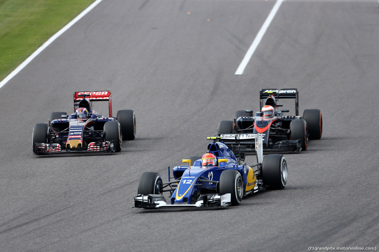 GP GIAPPONE, 27.09.2015 - Gara, Felipe Nasr (BRA) Sauber C34