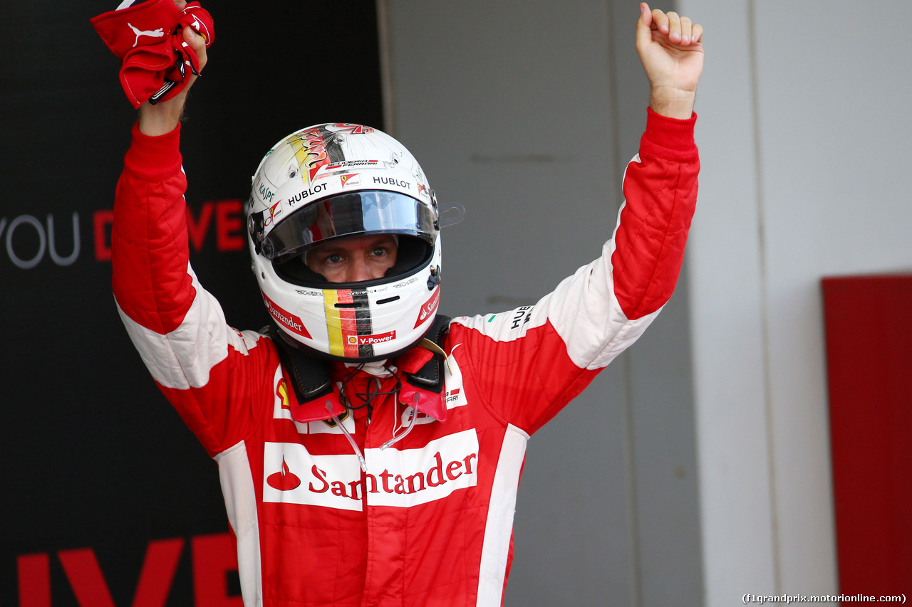 GP GIAPPONE, 27.09.2015 - Gara, terzo Sebastian Vettel (GER) Ferrari SF15-T