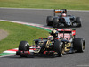 GP GIAPPONE, 27.09.2015 - Gara, Pit stop, Pastor Maldonado (VEN) Lotus F1 Team E23