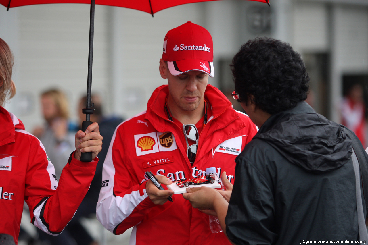 GP GIAPPONE, 24.09.2015 - Sebastian Vettel (GER) Ferrari SF15-T