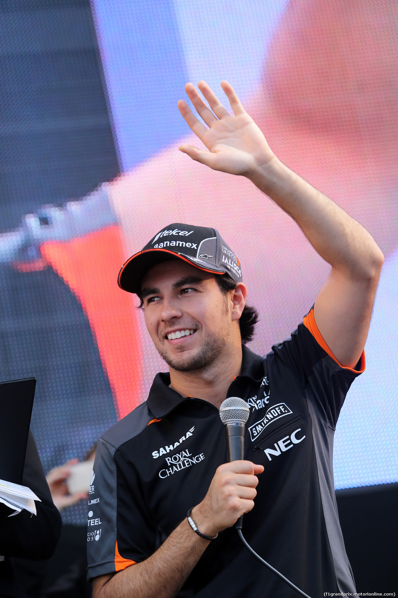 GP GIAPPONE, 26.09.2015 - Sergio Perez (MEX) Sahara Force India F1 VJM08