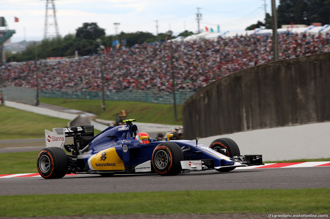GP GIAPPONE, 26.09.2015 - Prove Libere 3, Felipe Nasr (BRA) Sauber C34