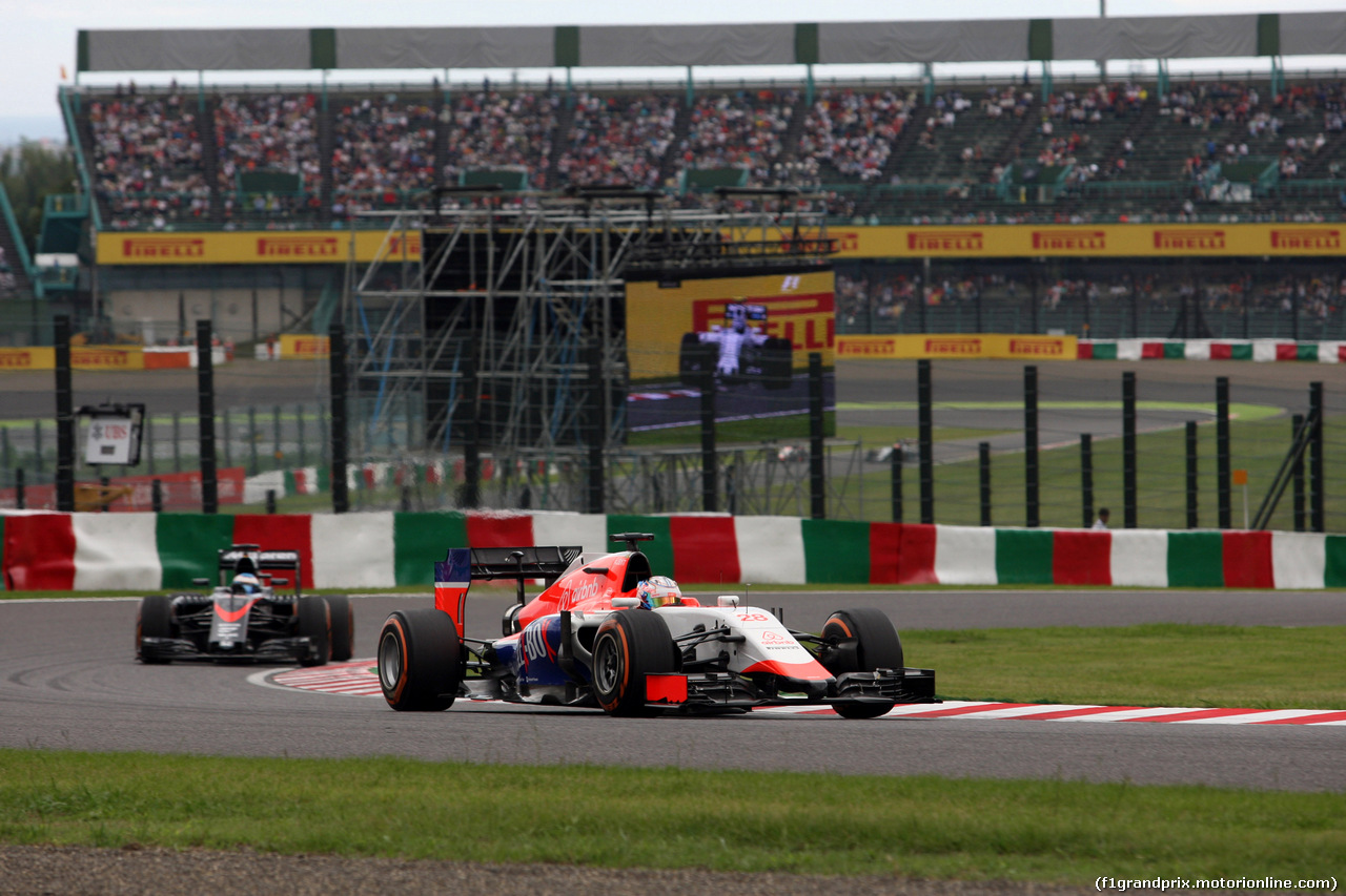 GP GIAPPONE, 26.09.2015 - Prove Libere 3, William Stevens (GBR) Manor Marussia F1 Team