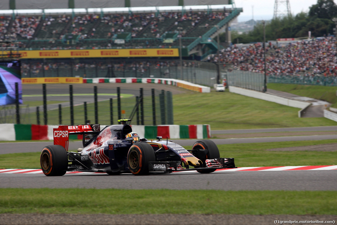 GP GIAPPONE, 26.09.2015 - Prove Libere 3, Carlos Sainz Jr (ESP) Scuderia Toro Rosso STR10