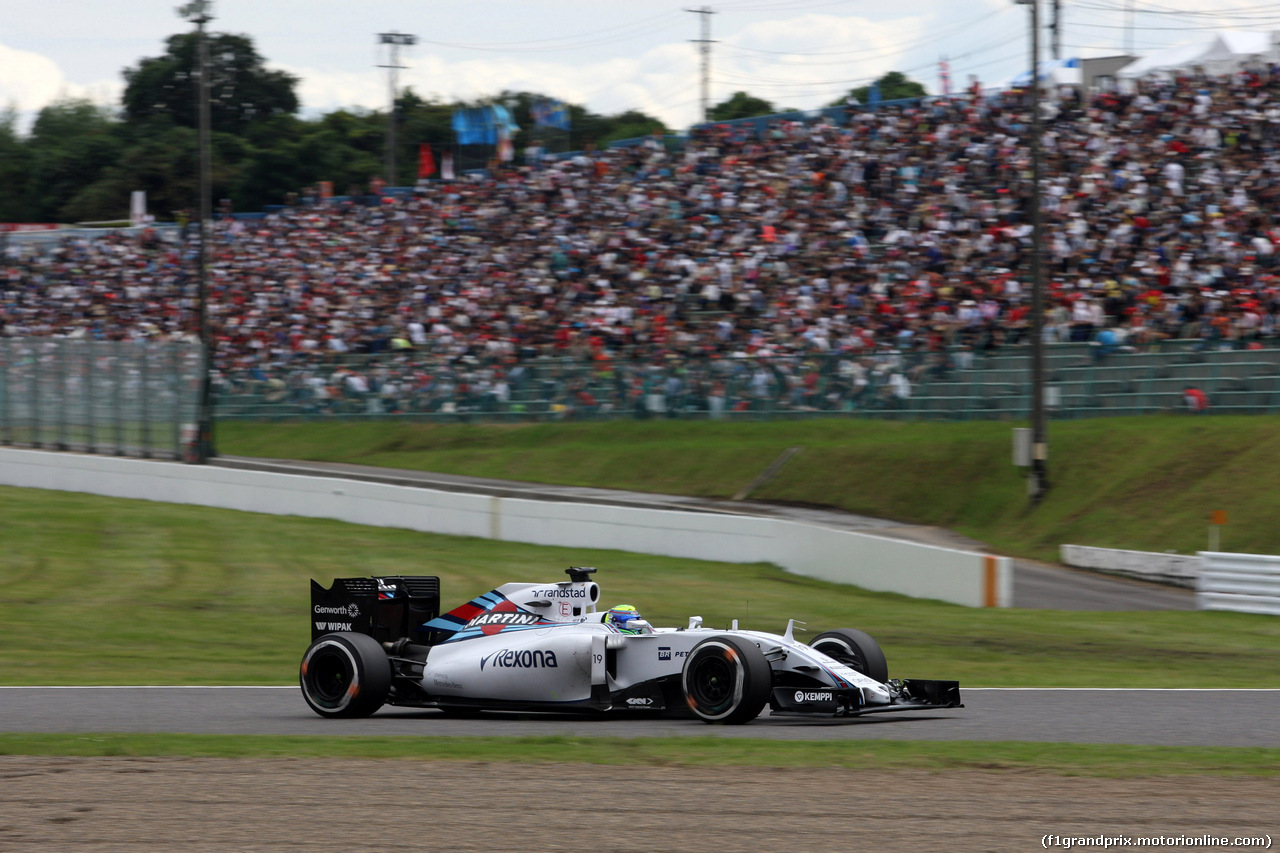 GP GIAPPONE, 26.09.2015 - Prove Libere 3, Felipe Massa (BRA) Williams F1 Team FW37