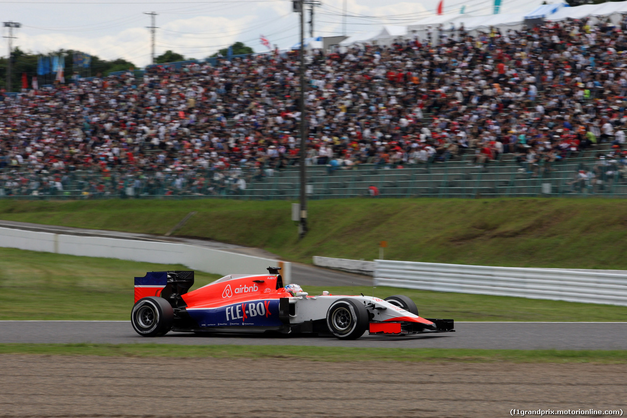 GP GIAPPONE, 26.09.2015 - Prove Libere 3, William Stevens (GBR) Manor Marussia F1 Team