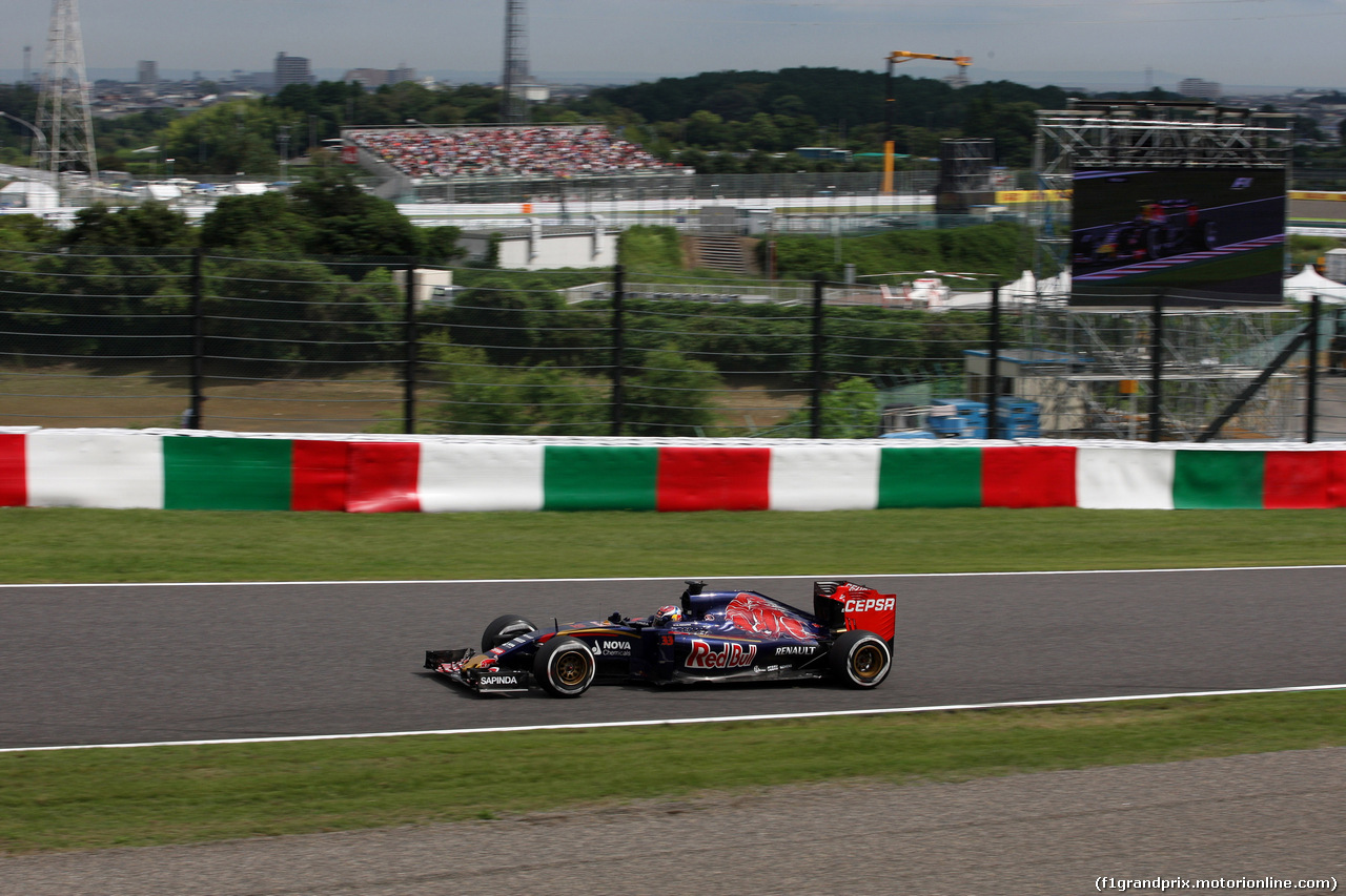 GP GIAPPONE, 26.09.2015 - Prove Libere 3, Max Verstappen (NED) Scuderia Toro Rosso STR10